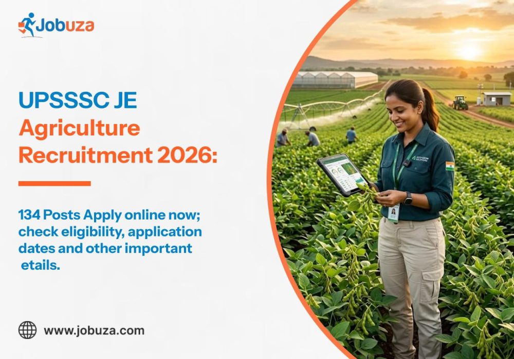UPSSSC JE Agriculture Recruitment 2026 Apply Online