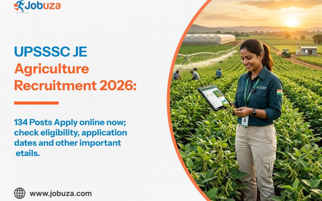 UPSSSC JE Agriculture Recruitment 2026 Apply Online