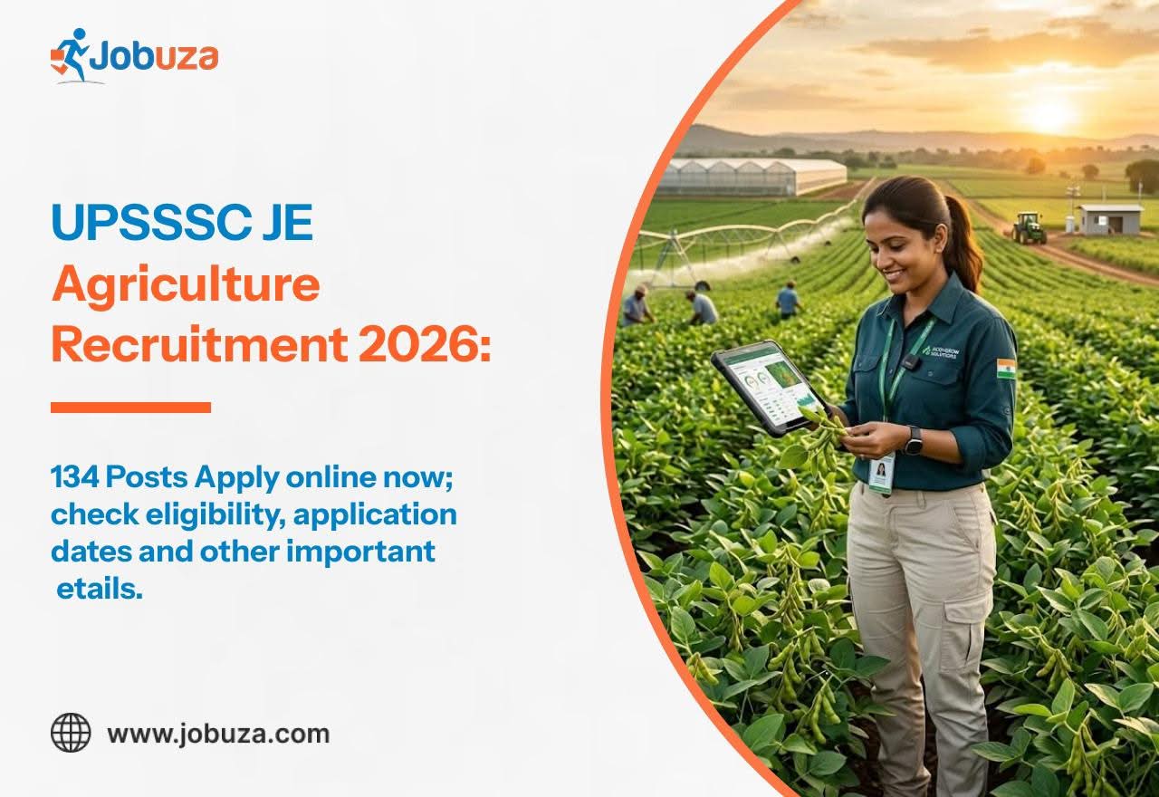 UPSSSC JE Agriculture Recruitment 2026 Apply Online