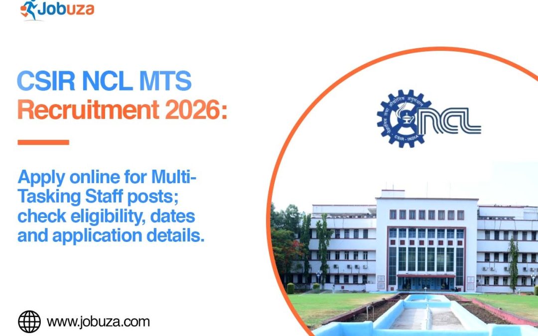 CSIR NCL MTS Recruitment 2026